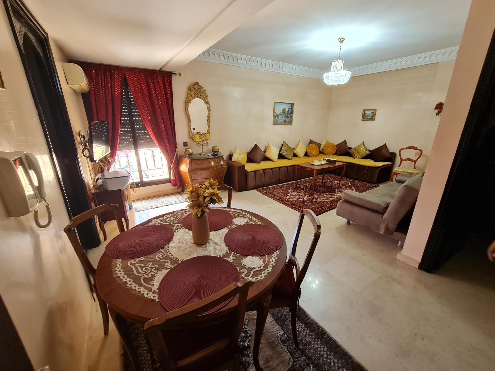 Luxury Apartment 2 In The Heart Of Gueliz, Wifi, Pool Marrakesh Ngoại thất bức ảnh